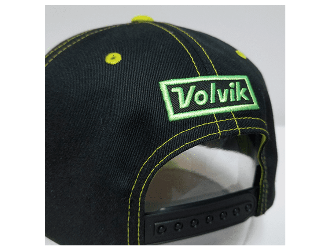 vivid hat green back