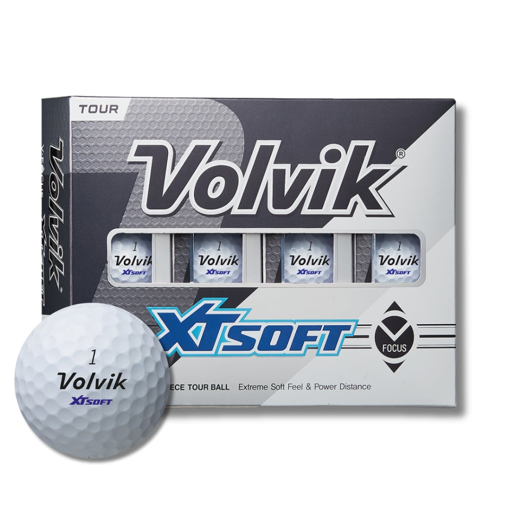 volvik xt soft white golf ball with packaging #color_white