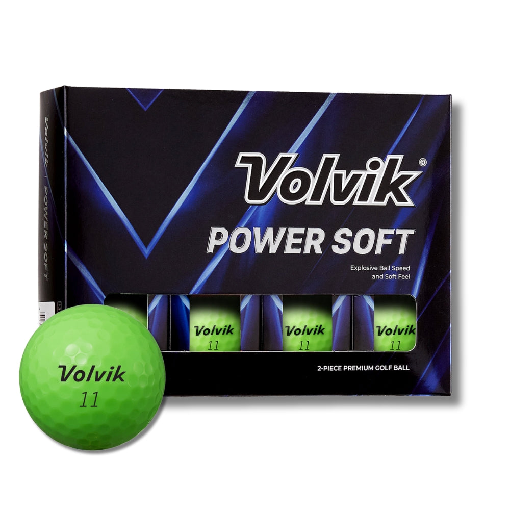 volvik power soft green golf ball packaging #color_green