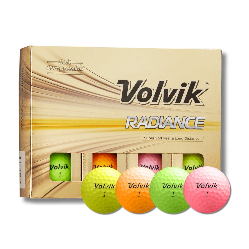 volvik radiance assorted distance golf balls with packaging #color_assorted