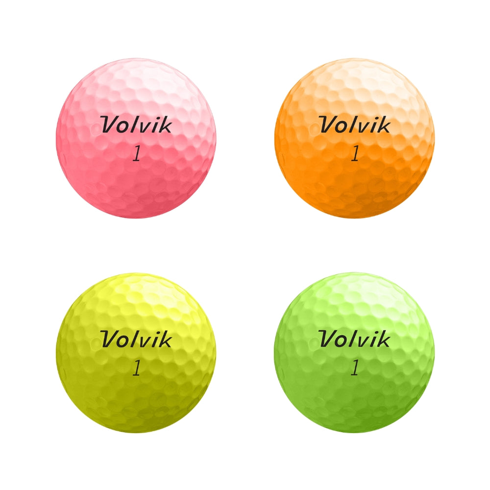 volvik radiance assorted distance golf balls #color_assorted