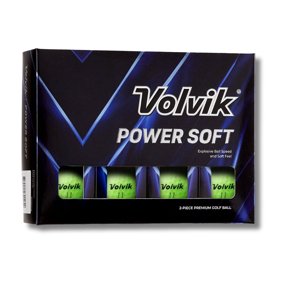 volvik power soft green golf ball packaging only #color_green