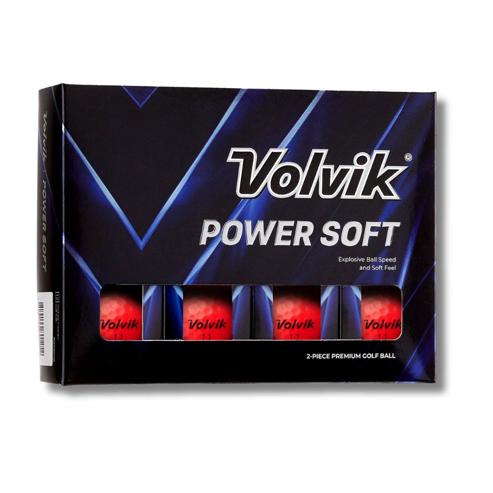 volvik power soft red golf ball packaging only #color_red