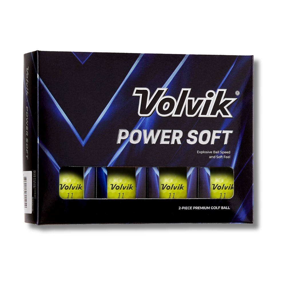 volvik power soft yellow golf ball packaging only #color_yellow