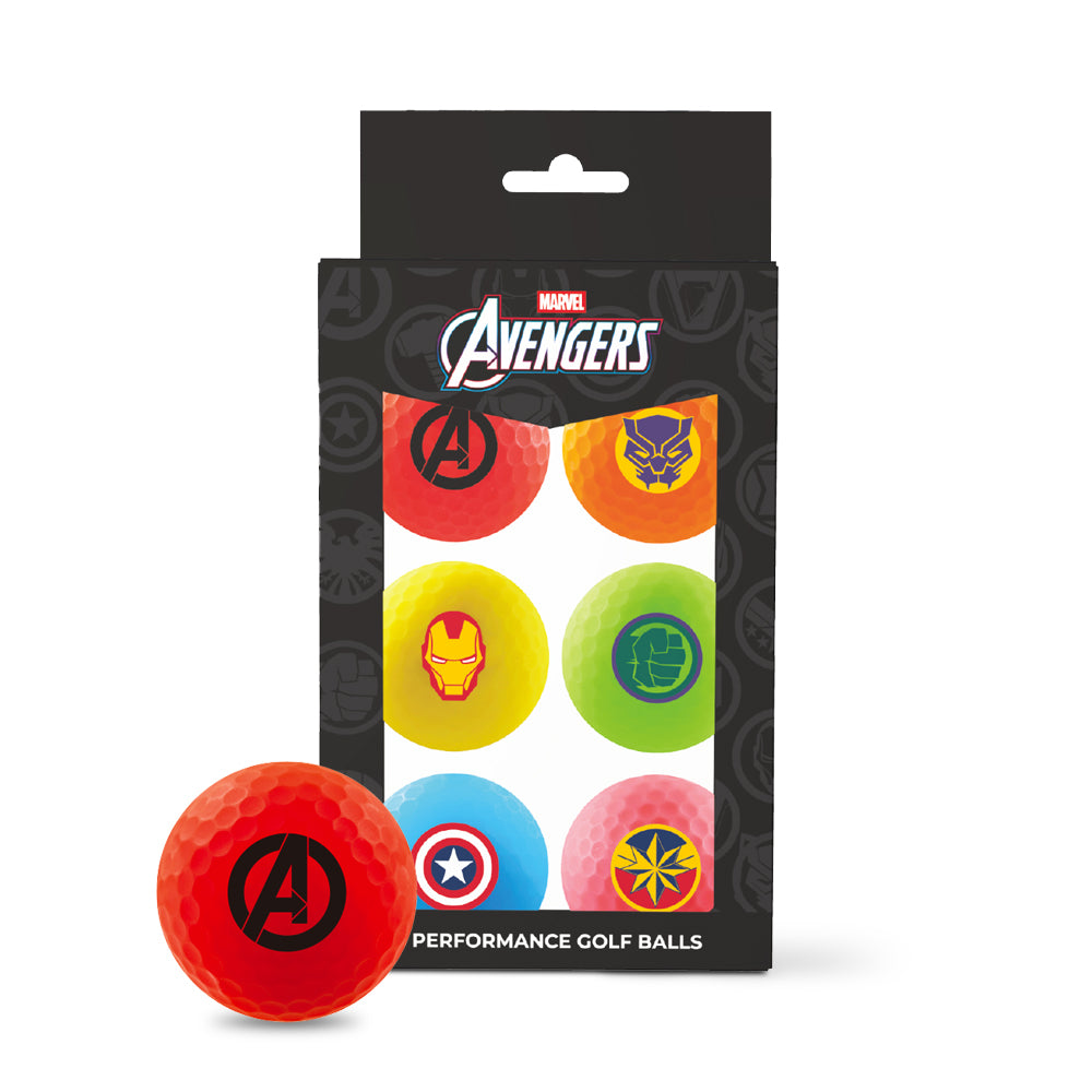 Marvel Avengers Vimat Golf Balls┃Volvik 6 Pack Matte Golf Balls
