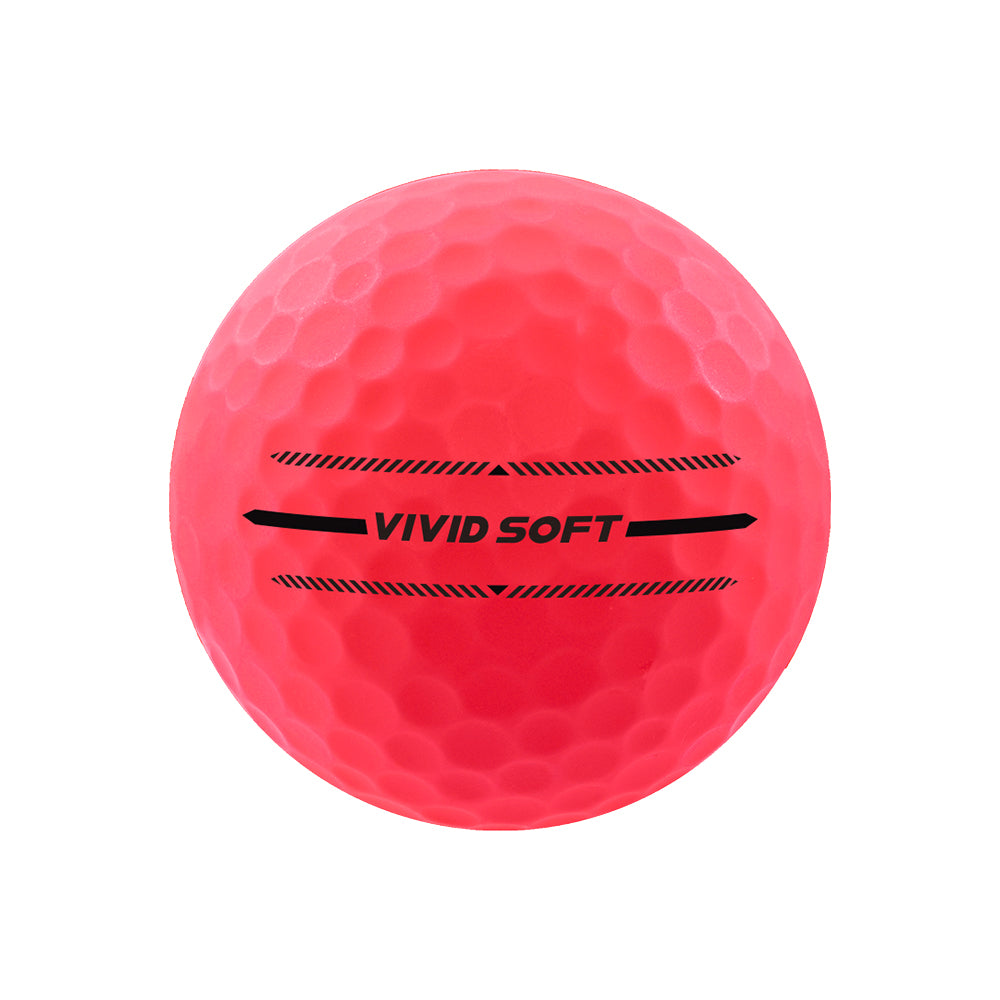 BCRF Vivid Soft Pink Golf Balls