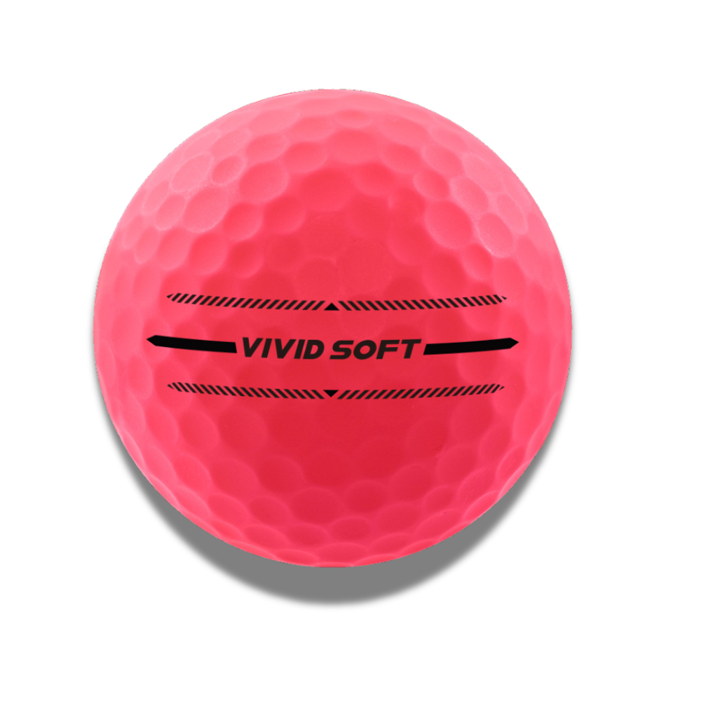 BCRF Vivid Soft Pink Golf Balls