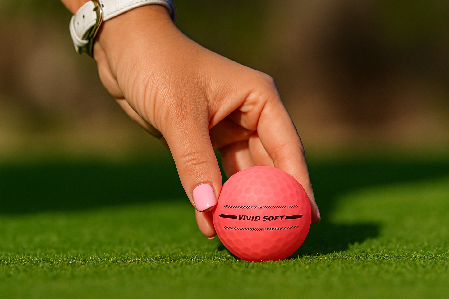 BCRF Vivid Soft Pink Golf Balls