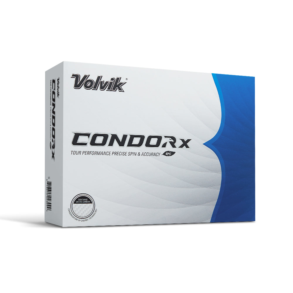 Volvik Condor X golf ball box on a white background
