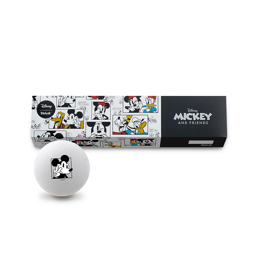 Disney Mickey & Friends Golf Balls┃Volvik Vivid Soft Gift Set (4