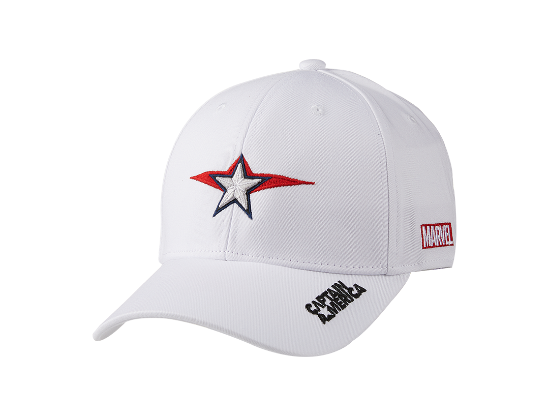 marvel headgear captain america white #color_white