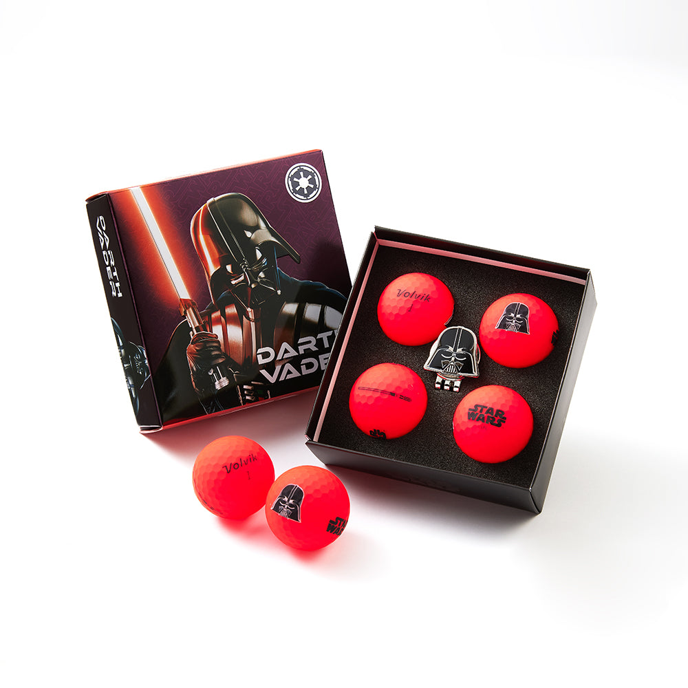 Star Wars Darth Vader Golf Balls | Volvik Vivid Soft Gift Set (4