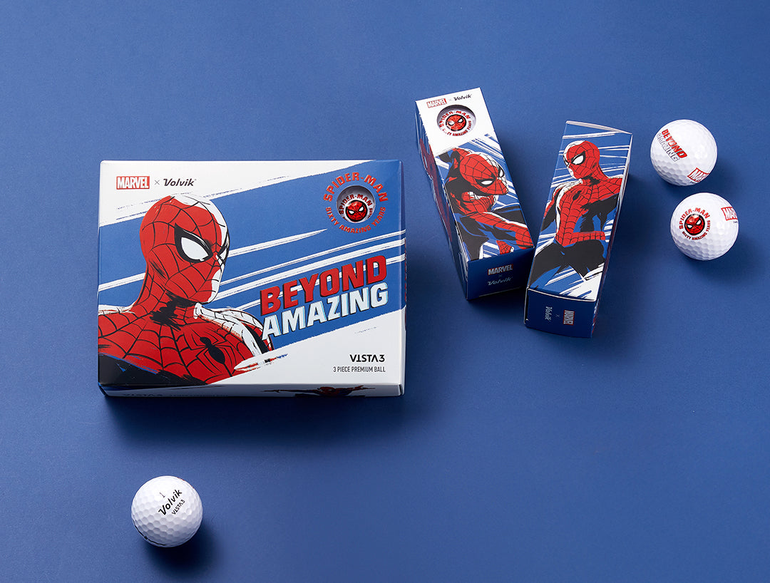 Marvel Beyond Amazing Spider Man Vista3 Golf Balls