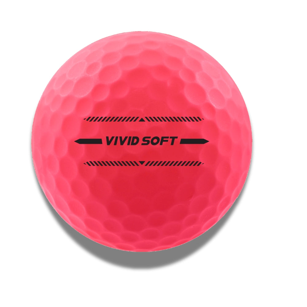 disney volvik collab lilo stitch aloha edition vivid soft golf ball pink with putting line