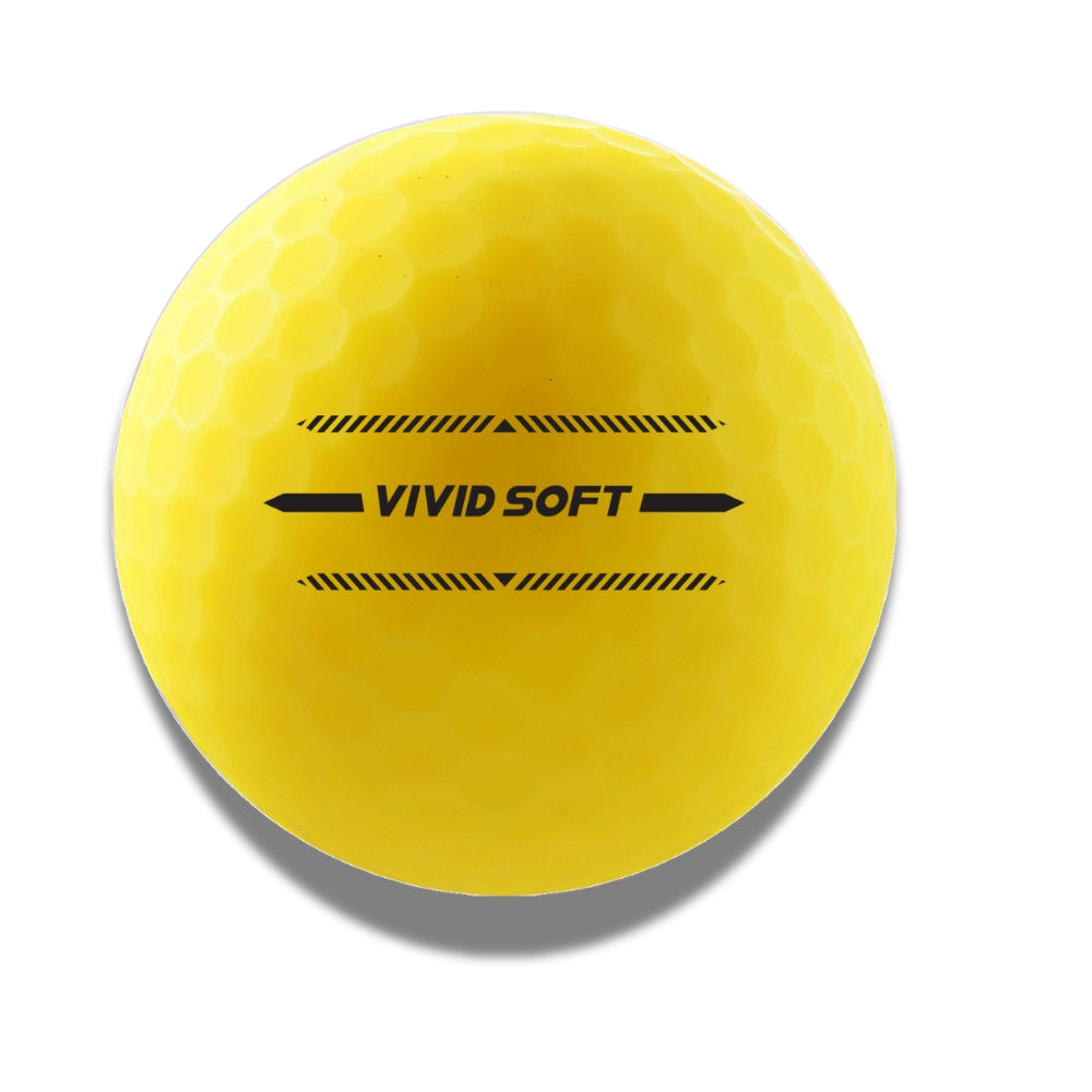 disney volvik collab lilo stitch aloha edition vivid soft golf ball yellow with putting line