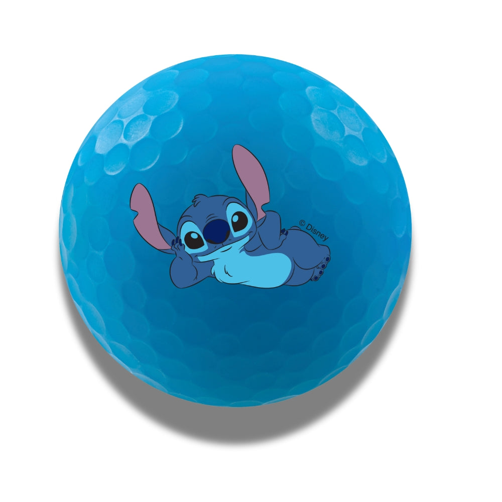 disney volvik collab lilo stitch classic edition vivid soft golf ball blue with stitch