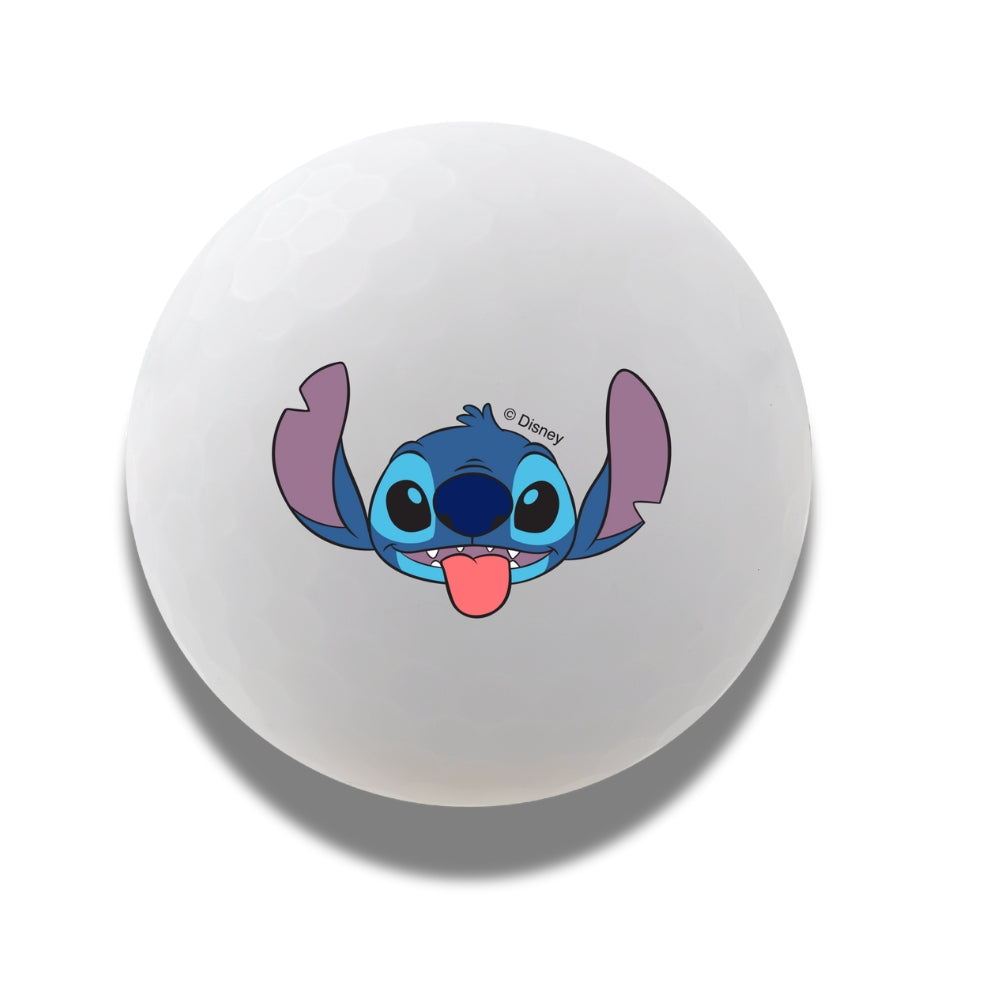 disney volvik collab lilo stitch classic edition vivid soft golf ball white with stitch