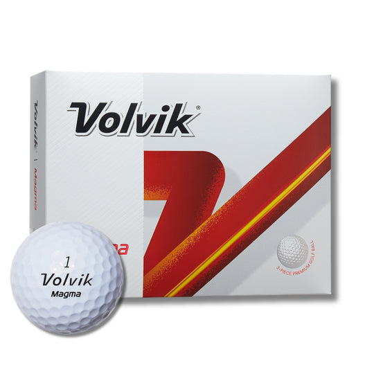volvik magma white distance golf ball with packaging #color_white