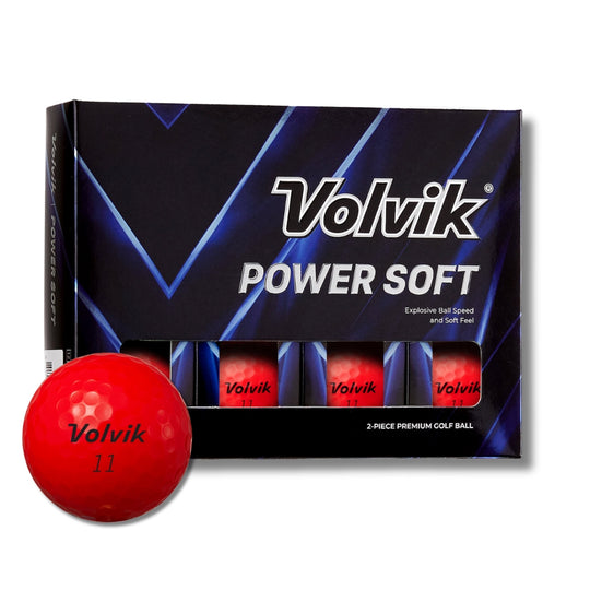 volvik power soft red golf ball packaging #color_red