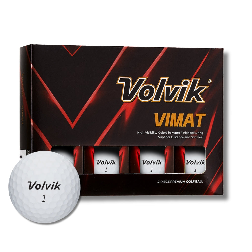 volvik vimat white matte golf ball with packaging #color_white