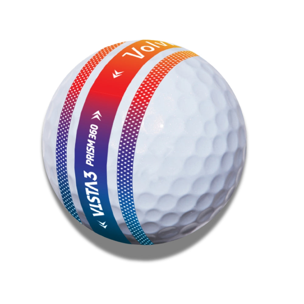 volvik vista3 prism 360 white golf ball