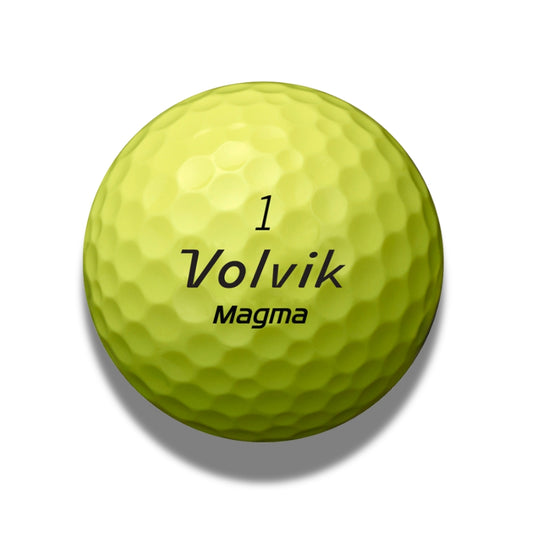 volvik magma yellow distance golf ball #color_yellow
