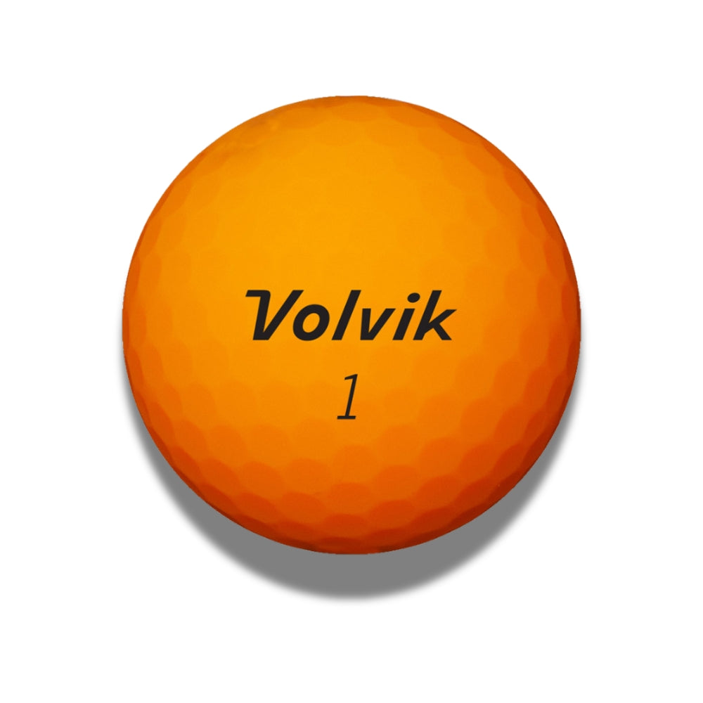 volvik vimat orange matte golf ball #color_orange
