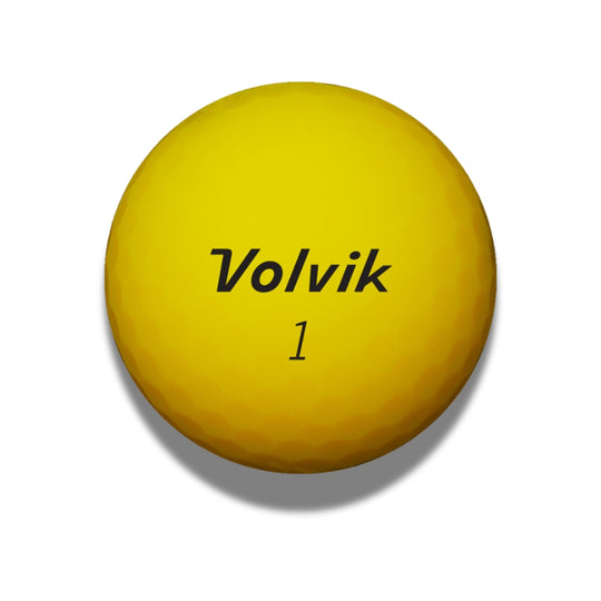 volvik vimat yellow matte golf ball #color_yellow