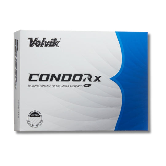 volvik condor x urethane tour white golf ball packaging only #color_white
