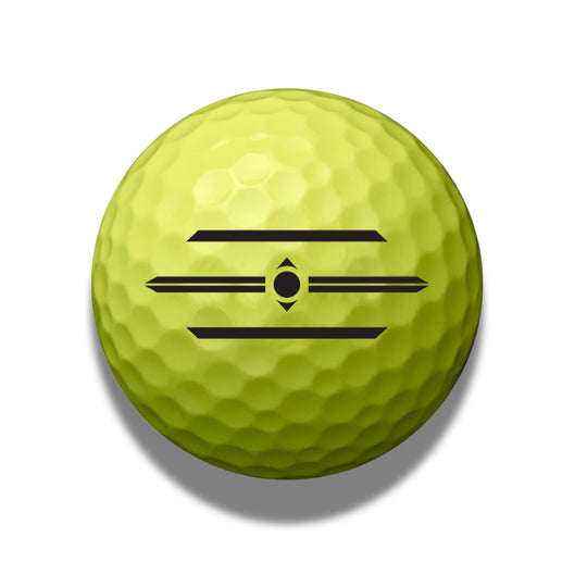 volvik magma yellow distance golf ball back putting line #color_yellow