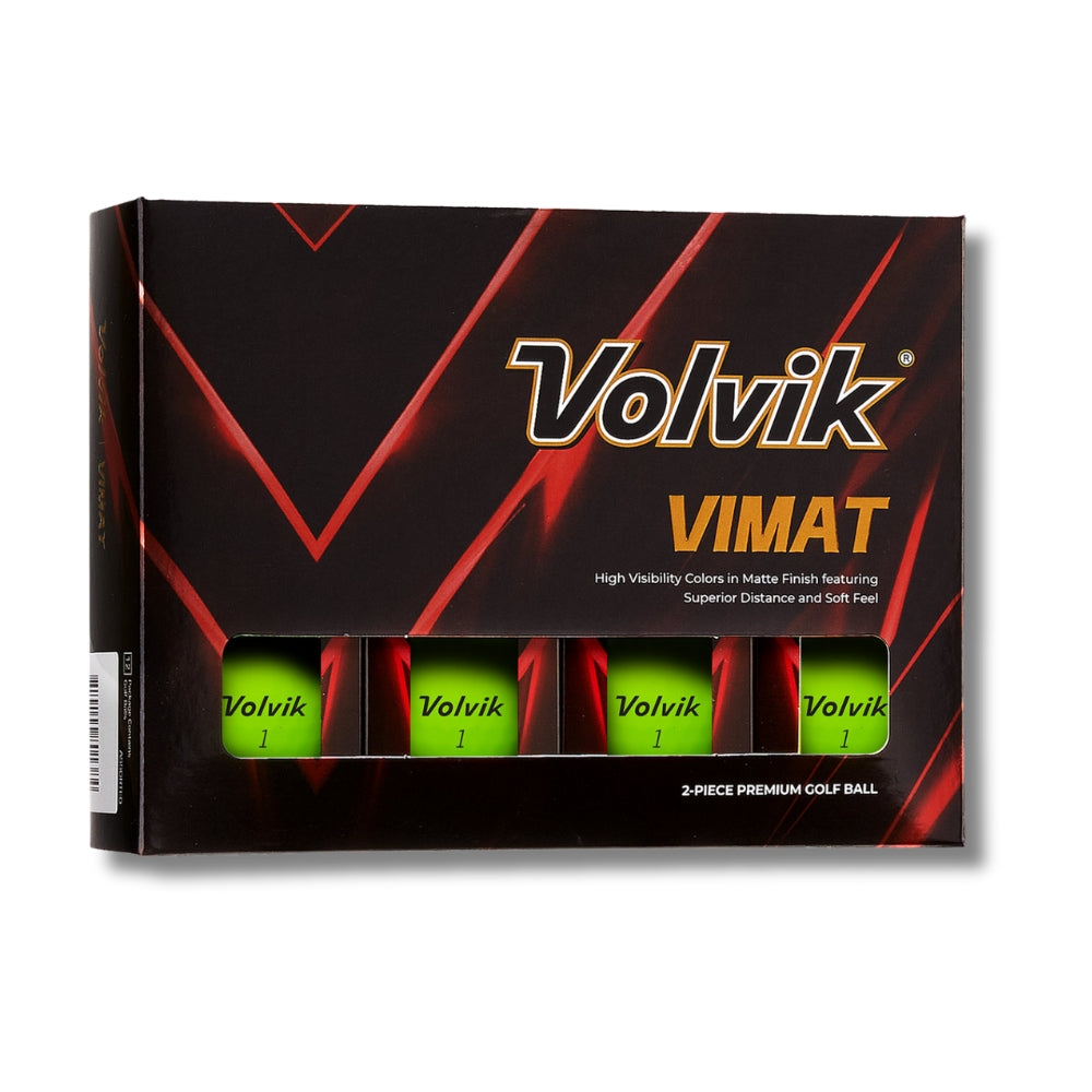 volvik vimat green matte golf ball packaging only #color_green
