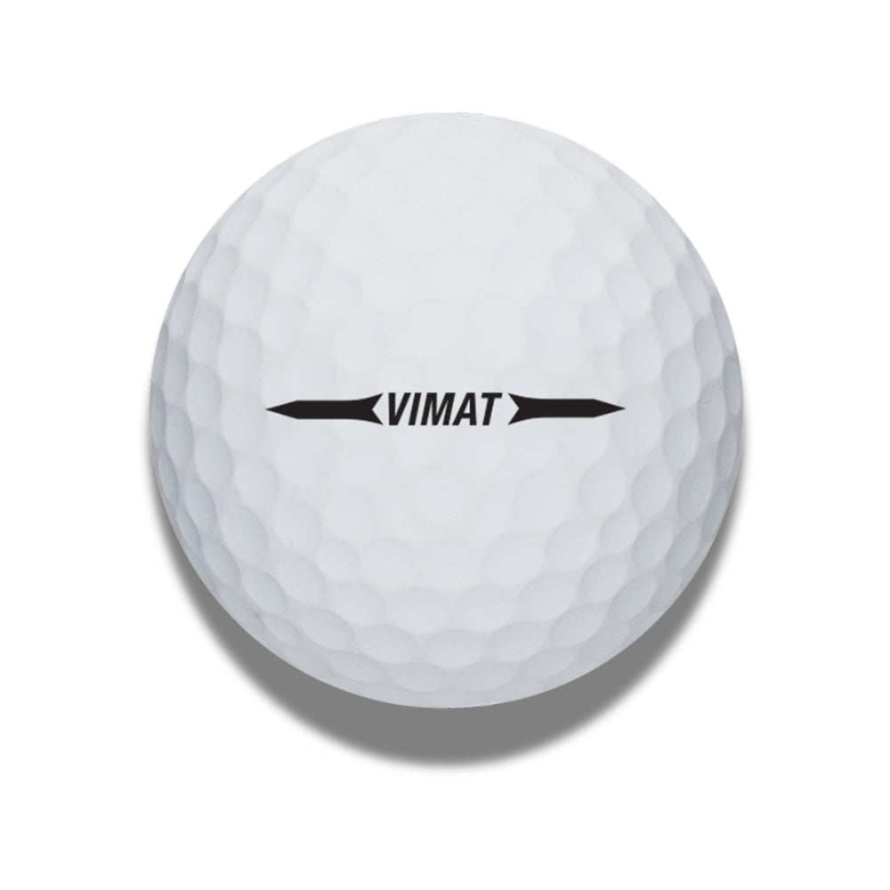 volvik vimat white matte golf ball back #color_white