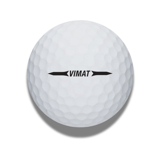 volvik vimat white matte golf ball back #color_white