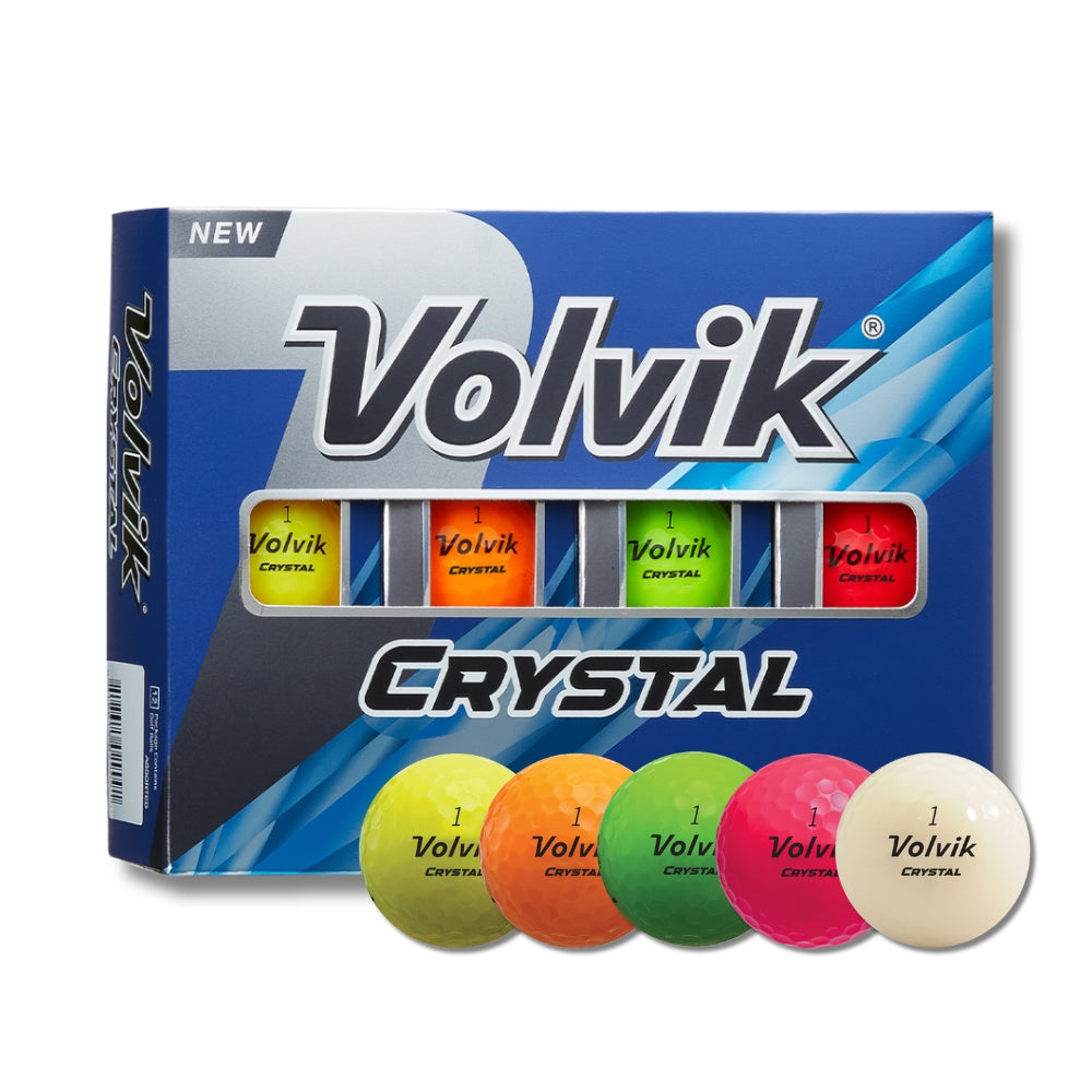 volvik crystal golf balls - all colors with packaging