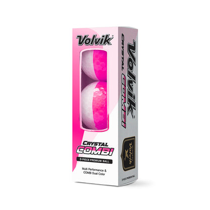 BCRF Crystal Combi Pink Golf Balls