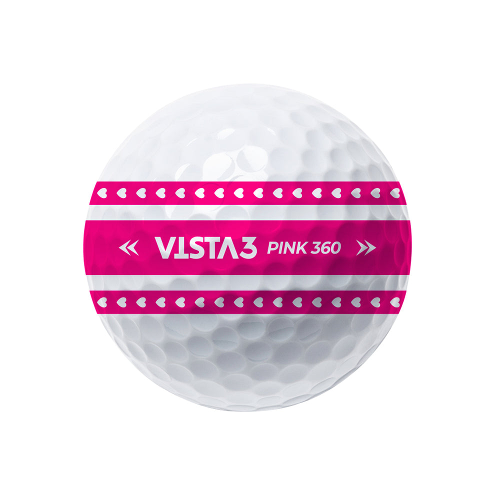 Volvik Vista3 Pink 360 BCRF Golf Balls: Spin & Distance – Volvik USA