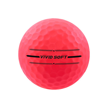 BCRF Vivid Soft Pink Golf Balls