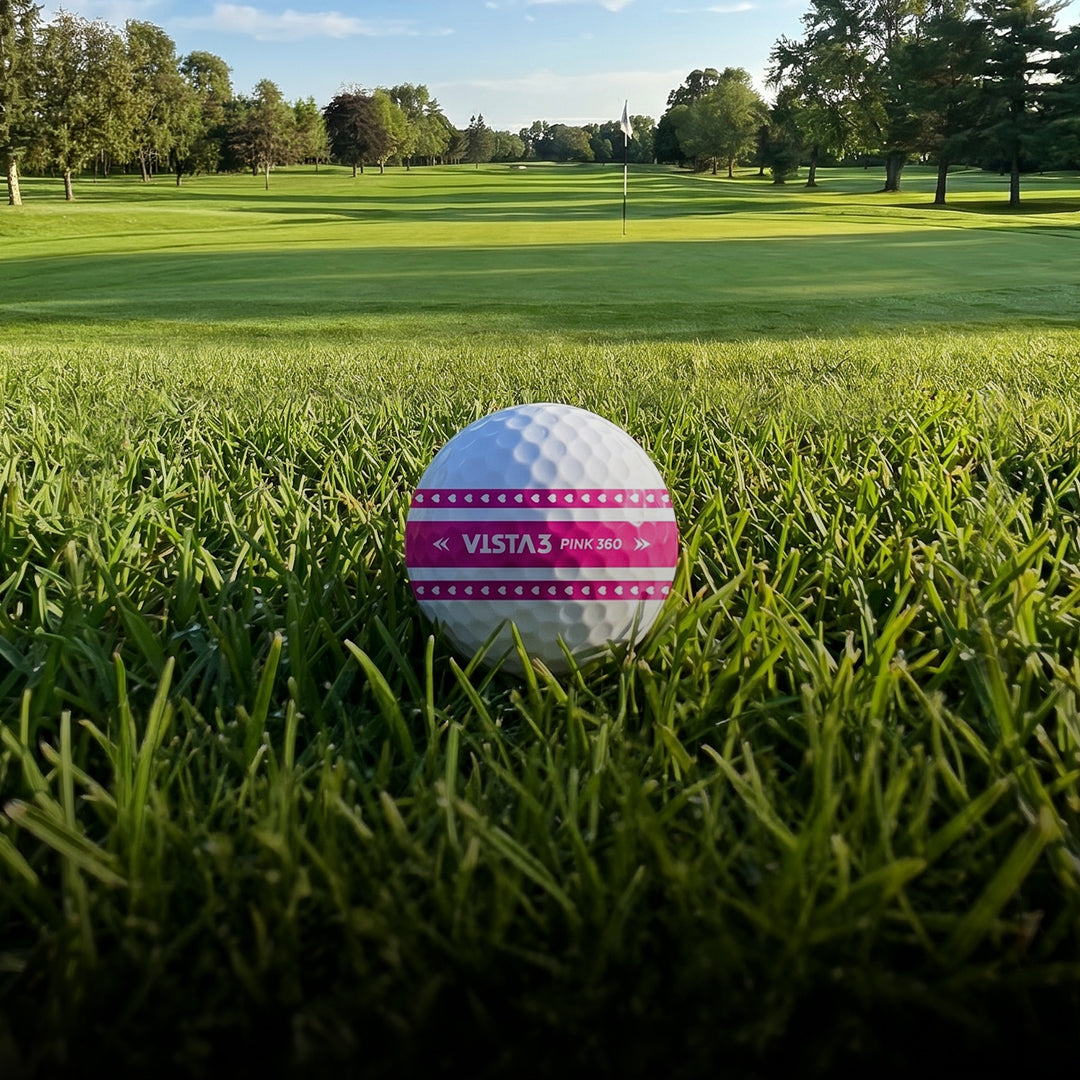 BCRF Vista3 Pink 360° Golf Balls
