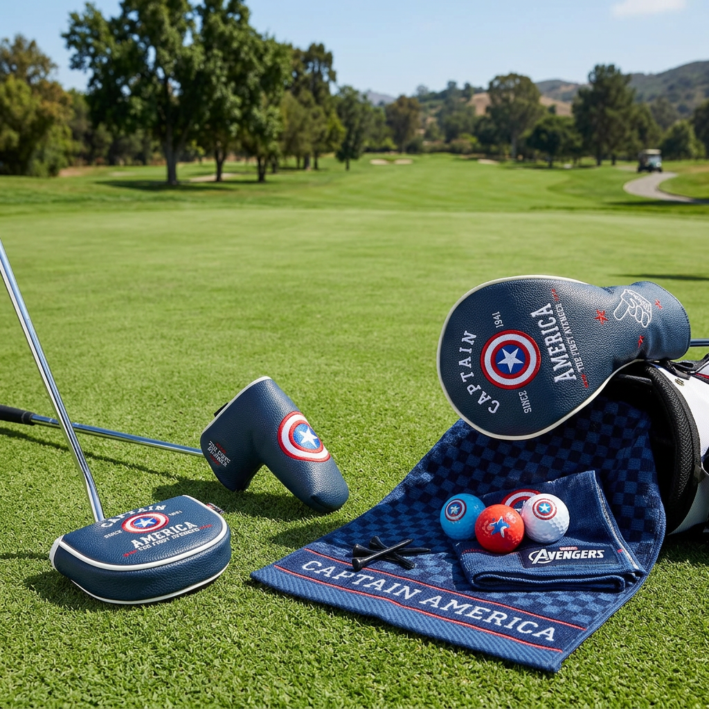 Marvel Captain America Mallet Putter Cover