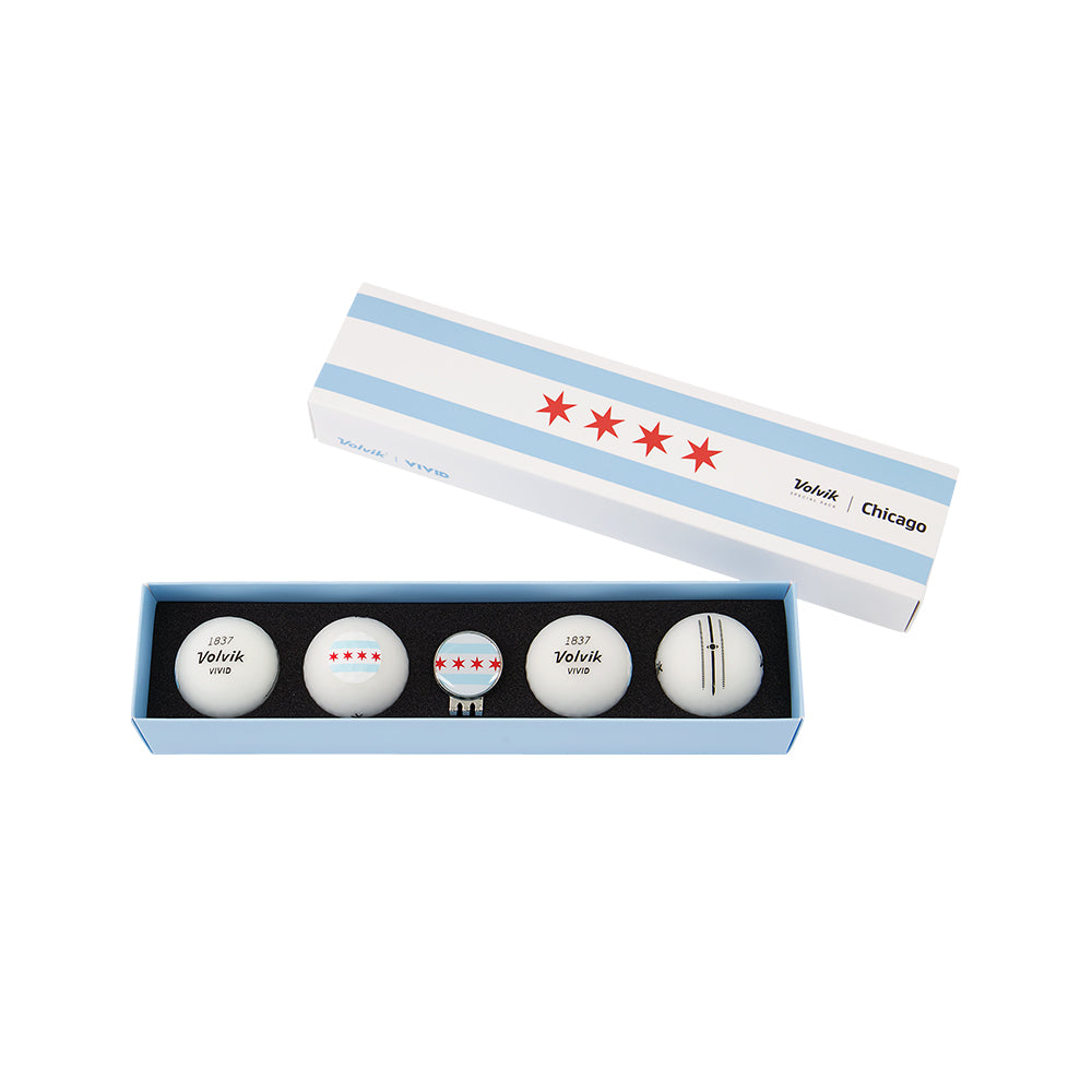 State & City Golf Ball Gift Set
