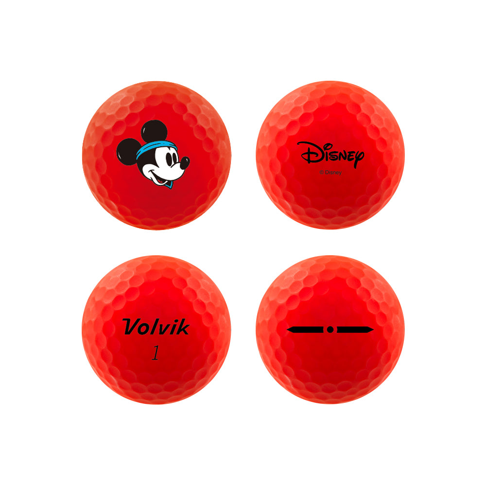 Disney Mickey & Friends Country Club Vimat Golf Balls┃Volvik 6