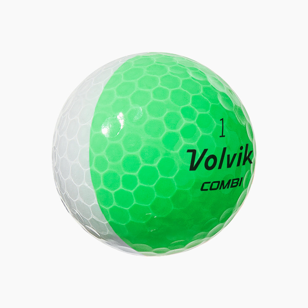 Volvik Crystal Combi Golf Balls | Dual-Color Alignment + Control