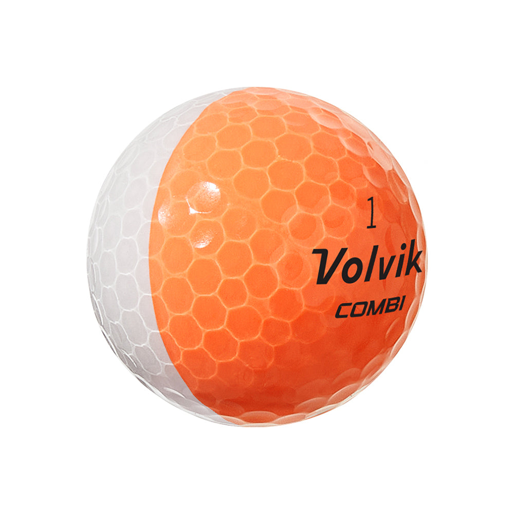 Volvik Crystal Combi Golf Balls | Dual-Color Alignment + Control