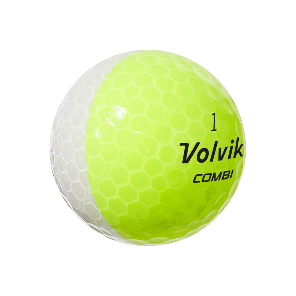 Volvik Crystal Combi Golf Balls | Dual-Color Alignment + Control
