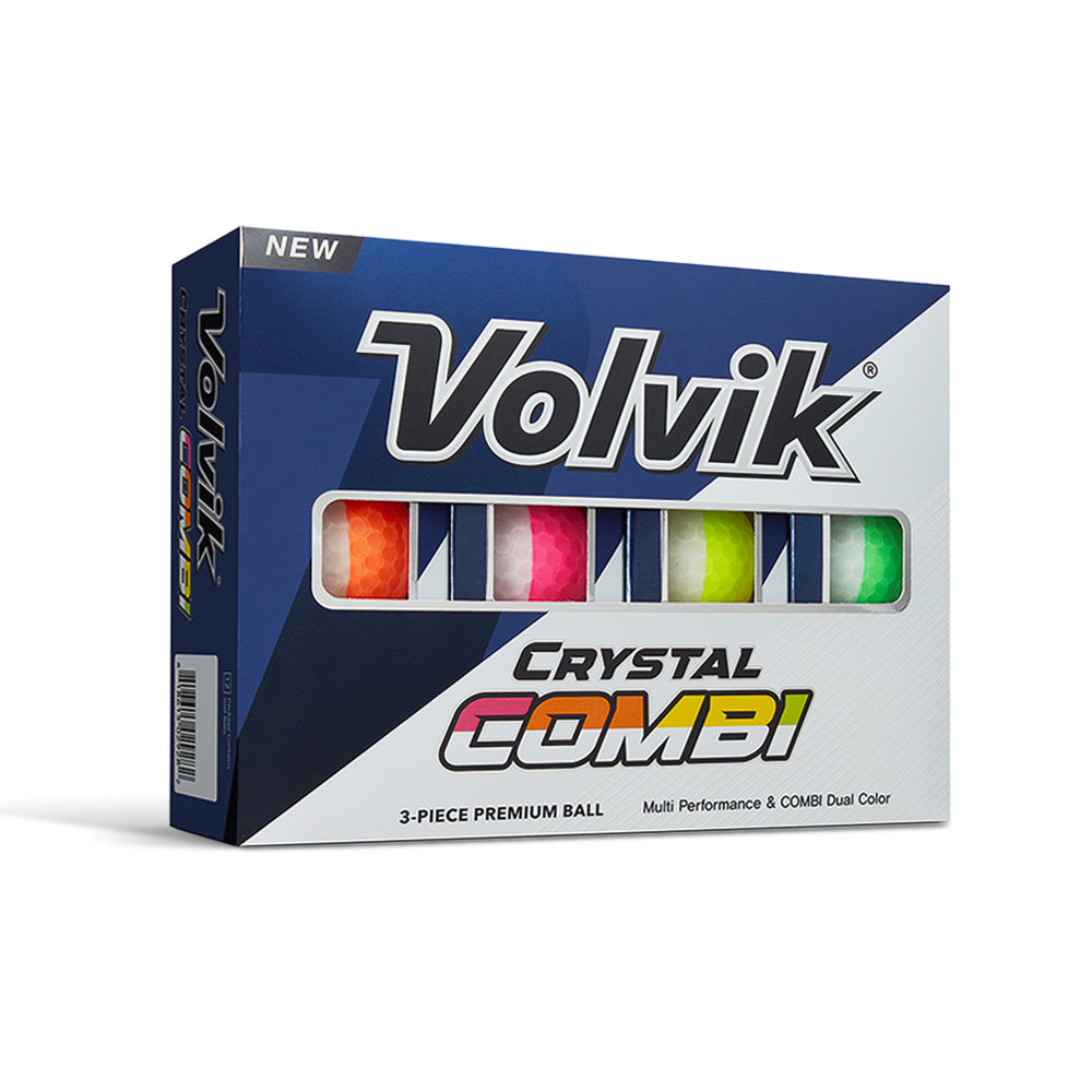Volvikセットアップ Volvik Crystal Combi Golf Balls | Dual-Color Alignment + Control