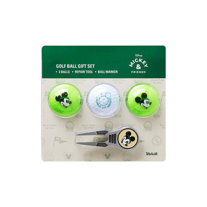 Disney Mickey Mouse (Country Club) Golf Ball & Divot Tool Gift Set