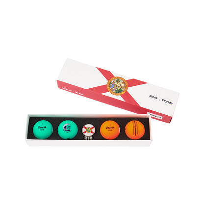 State & City Golf Ball Gift Set