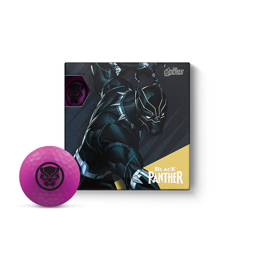 Marvel Black Panther Golf Balls | Volvik Vivid Soft Gift Set (4