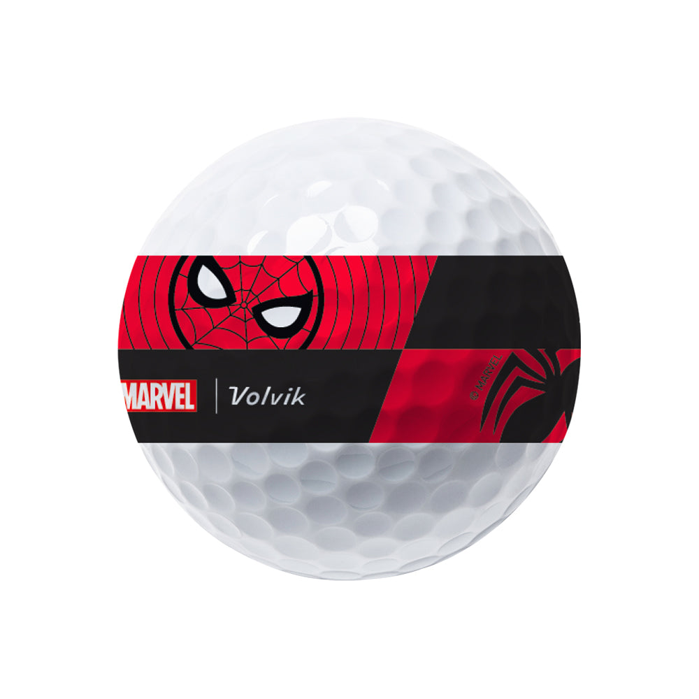 Volvik Marvel Spider-Man Vista3 Golf Balls