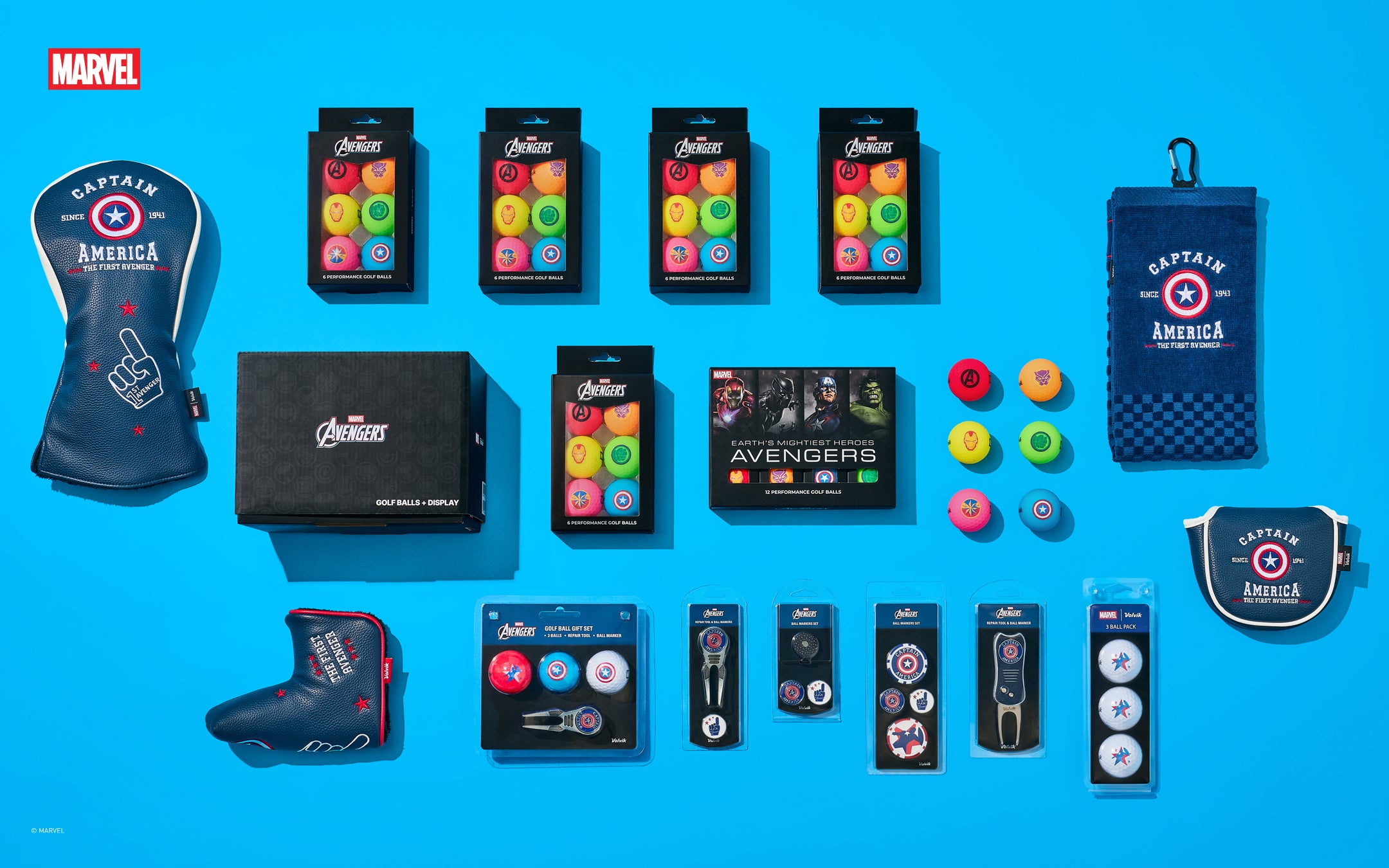 Load video: 2026 marvel licensed golf accessories product line-up